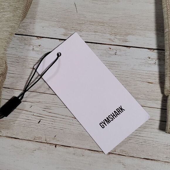 NEW NWT Gymshark Adapt Marl Seamless Leggings in Moss Grey/ Beige Sz Small - Picture 7 of 13